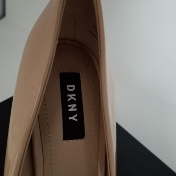 DKNY Laci Nude Patent Leather Pumps - Picture 9 of 11